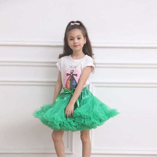 Girls Green Tutu Skirts