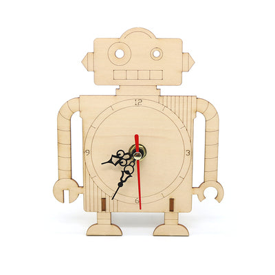 2 in 1 Craft Robot Clock