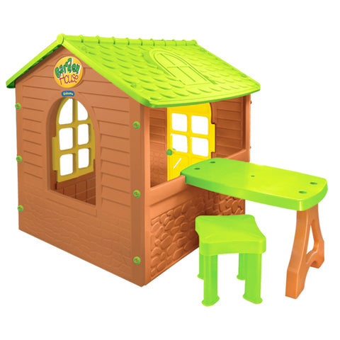 Play house with picnic table