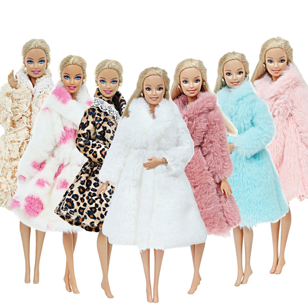 7 Pieces Doll Winter Coats