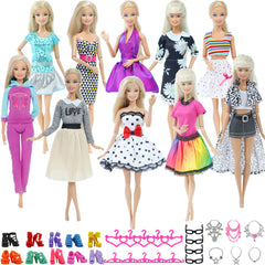 40 Pieces Doll Fashion Clothes Accessories