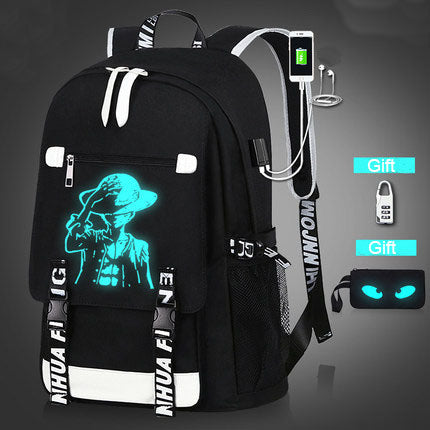 USB Charging Night Luminous Backpack