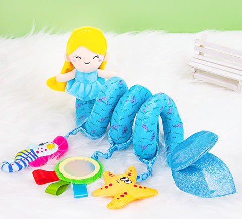 Mermaid Spiral Bed and Stroller Toy