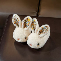 White Bunny Slippers