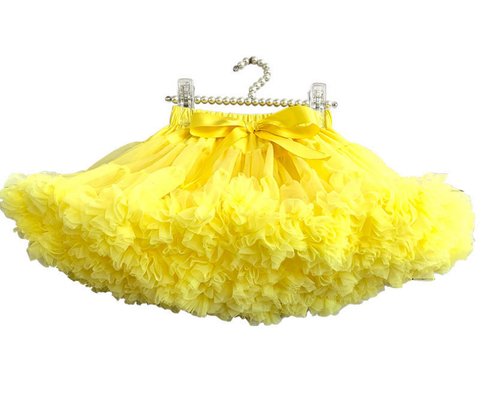 Girls Yellow Tutu Skirt