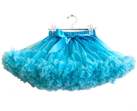 Girls Sky Blue Tutu Skirt
