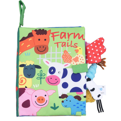 Farm Animals Tails Baby Soft Book