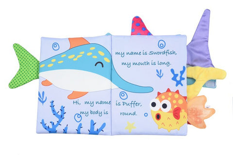 Ocean Animals Tails Baby Soft Book