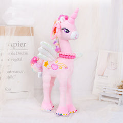 Pink Unicorn Bed and Stroller Toy