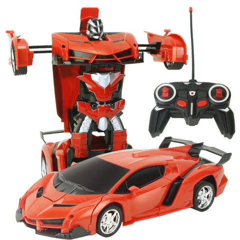Red Robot Car 2 in 1 Transform Toy