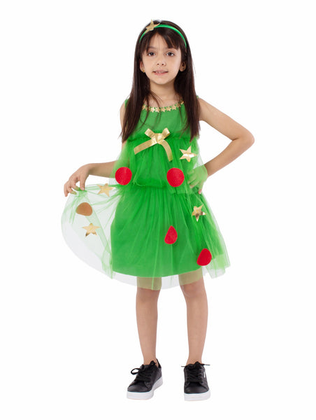 Christmas Girl Costume Dress