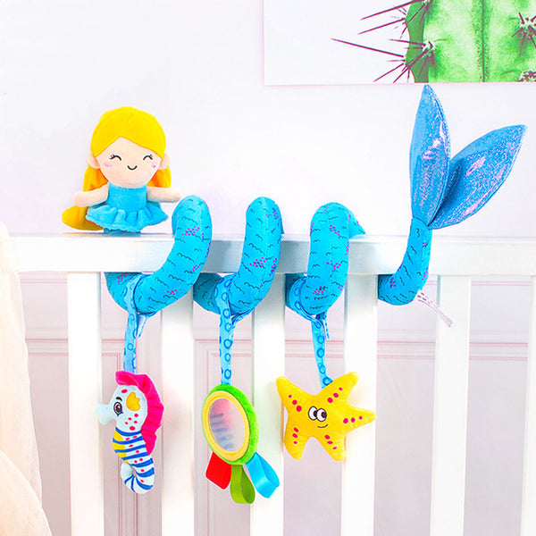 Mermaid Spiral Bed and Stroller Toy