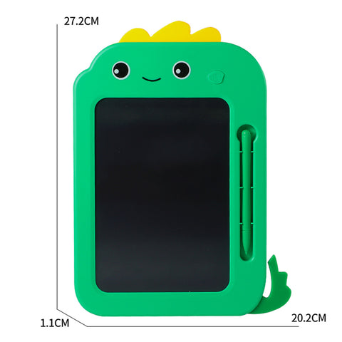 Green Dinosaur LCD Drawing Tablet
