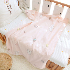Pink Bunny Cotton Blanket