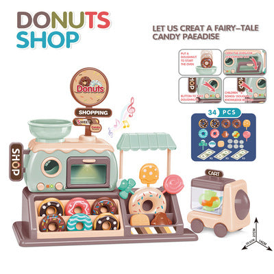 36pcs Donuts and Ice Cream Play Set