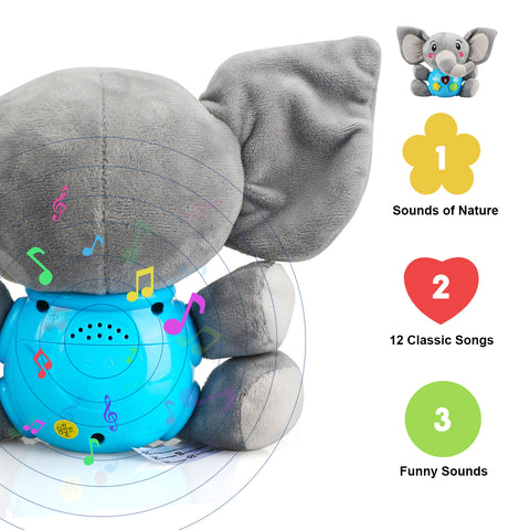 Elephant Baby Musical Toy