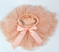 Baby Girls White Tutu Skirt with Flower Headband