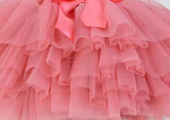 Baby Girls Pink Tutu Skirt with Flower Headband