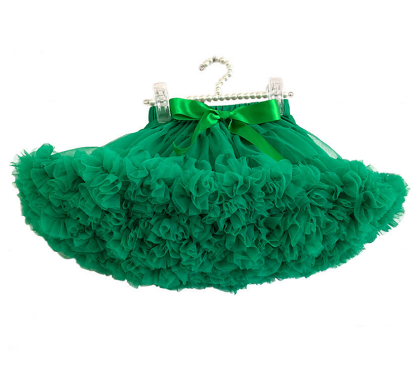 Girls Green Tutu Skirt