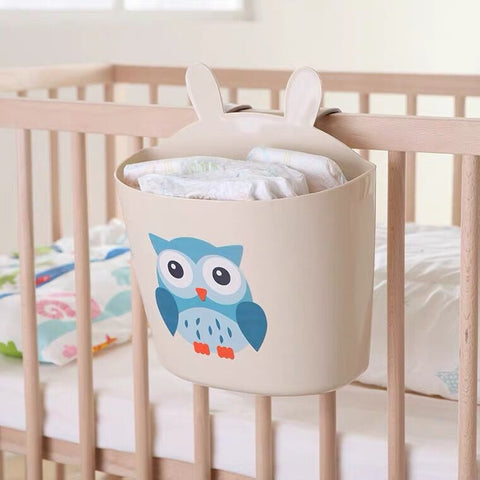 Color Owl Baby Bed Organizer