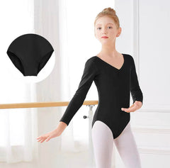 Pink Long Sleeve Pull-On Leotard